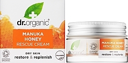 Naprawczy krem do twarzy i ciała Organiczny miód manuka - Dr Organic Manuka Honey Rescue Cream — Zdjęcie N3