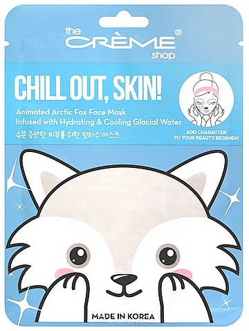 Maseczka do twarzy - The Creme Shop Chill Out Skin Arctic Fox Mask — Zdjęcie N1