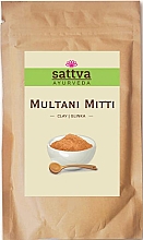 Kup Oczyszczająco-rozjaśniająca glinka do twarzy - Sattva Ayurveda Multani Mitti