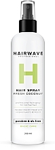 Kokosowy spray do włosów normalnych - HAIRWAVE Hair Spray Fresh Coconut — Zdjęcie N3