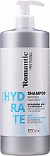 Kup Nawilżający szampon do włosów suchych z kwasem hialuronowym i d-panthenolem - Romantic Professional Hydrate
