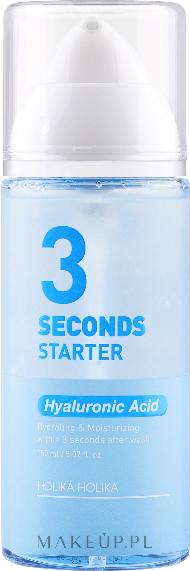 Starter z kwasem hialuronowym - Holika Holika 3 Seconds Starter Hyaluronic Acid — Zdjęcie 150 ml