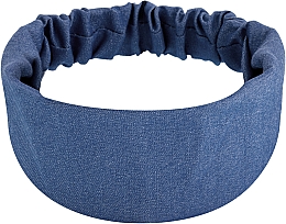 Opaska na głowę, prosty denim, niebieska Denim Classic - MAKEUP Hair Accessories — Zdjęcie N1