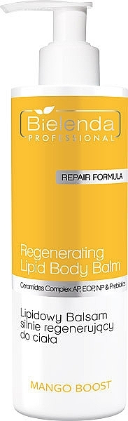 Regenerujący lipidowy balsam do ciała - Bielenda Professional Mango Boost Regenerating Lipid Body Balm — Zdjęcie N1