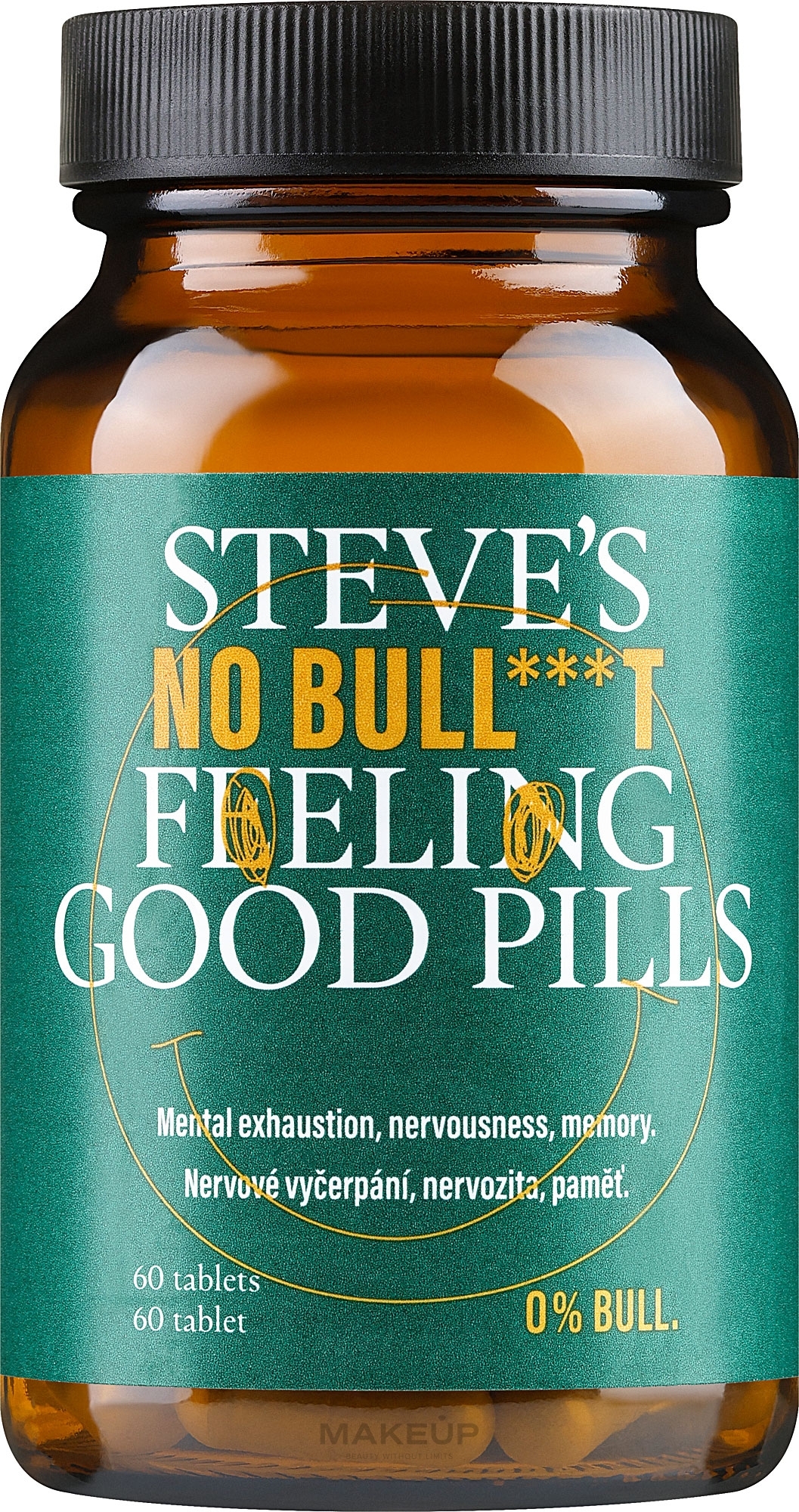 Suplement diety - Steve?s No Bull***t Feeling Good Pills — Zdjęcie 60 szt.