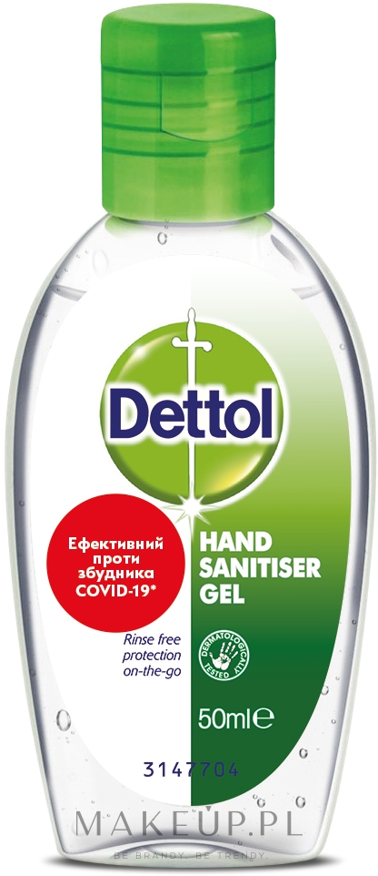 Antybakteryjny żel do rąk - Dettol Original Healthy Touch Instant Hand Sanitizer — Zdjęcie 50 ml