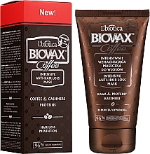 Kup PRZECENA! Intensywnie wzmacniająca maseczka do włosów Kawa i proteiny kaszmiru - Biovax Glamour Coffee *