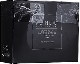 PRZECENA! Zestaw, 4 produkty - Re-New Copenhagen Essential Grooming Kit (Balancing Shampoo №05 + Texture Spray №07 + Stone Clay №09) * — Zdjęcie N5