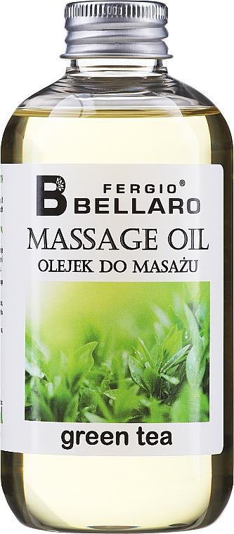 Olejek do masażu ciała Zielona herbata - Fergio Bellaro Massage Oil Green Tea — Zdjęcie N1