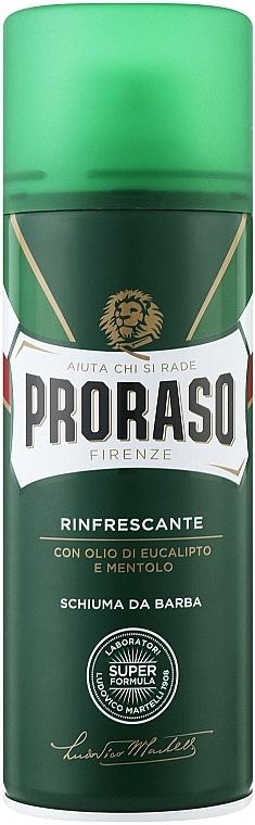 Pianka do golenia Mentol i eukaliptus - Proraso Green Shaving Cream — Zdjęcie N5