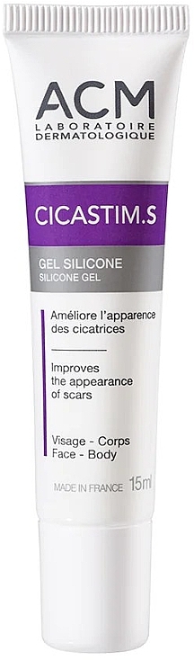 Żel do leczenia blizn keloidowych - ACM Laboratoires Cicastim S Silicone Gel — Zdjęcie N1