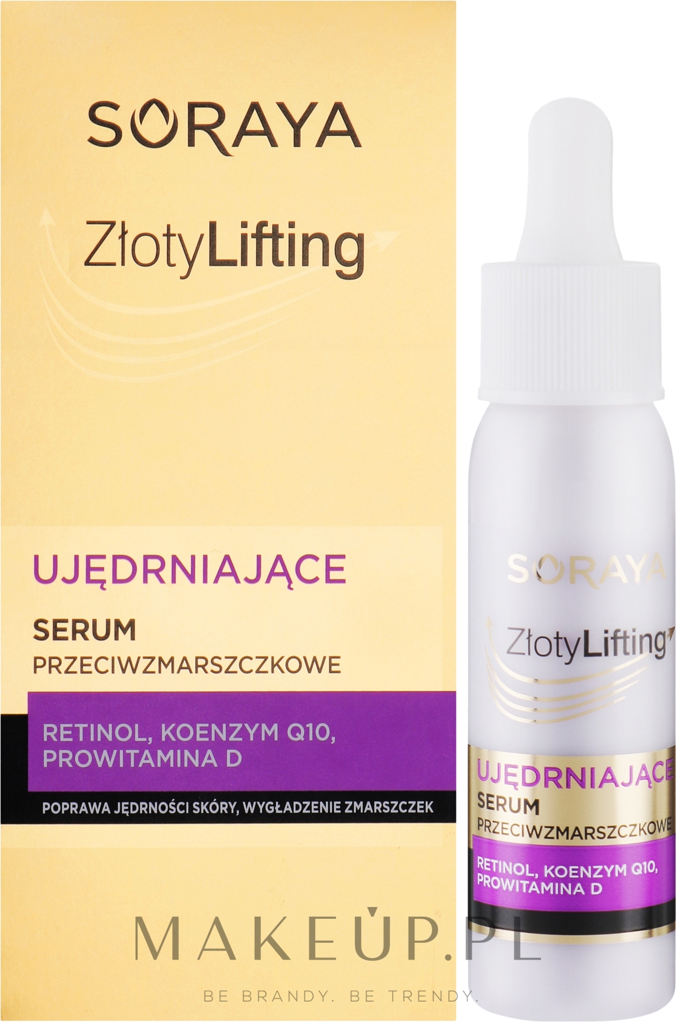 Ujędrniające serum przeciwzmarszczkowe - Soraya Zloty Lifting 50+ — Zdjęcie 30 ml