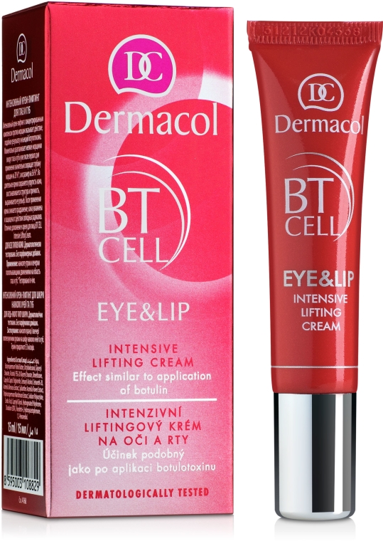 Intensywny krem liftingujący pod oczy i do skóry wokół ust - Dermacol BT Cell Eye&Lip Intensive Lifting Cream