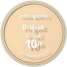 Puder do twarzy w kompakcie - Miss Sporty Perfect To Last 10H Long Lasting Pressed Powder — Zdjęcie N1