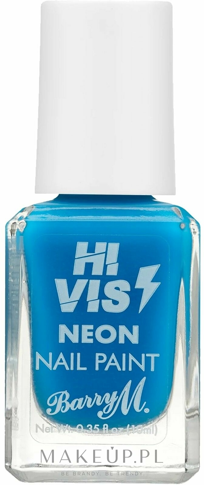 Lakier do paznokci - Barry M Hi Vis Neon Nail Paint — Zdjęcie Blue Shock