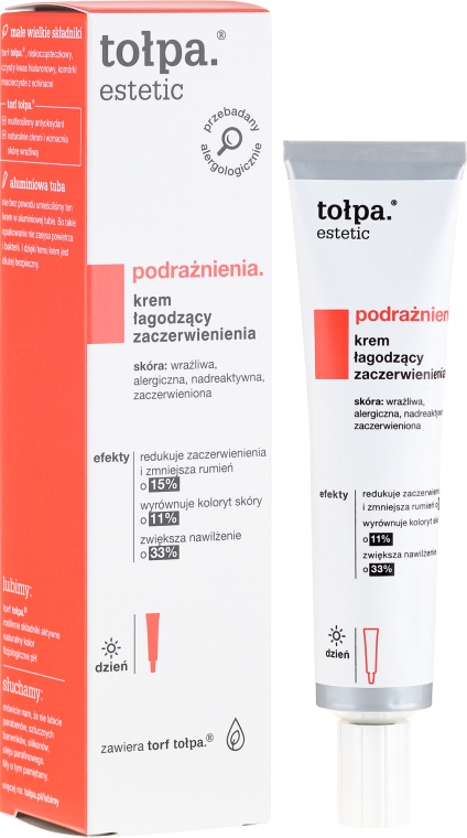 Krem łagodzący zaczerwienienia - Tołpa Estetic Cream — Zdjęcie N1