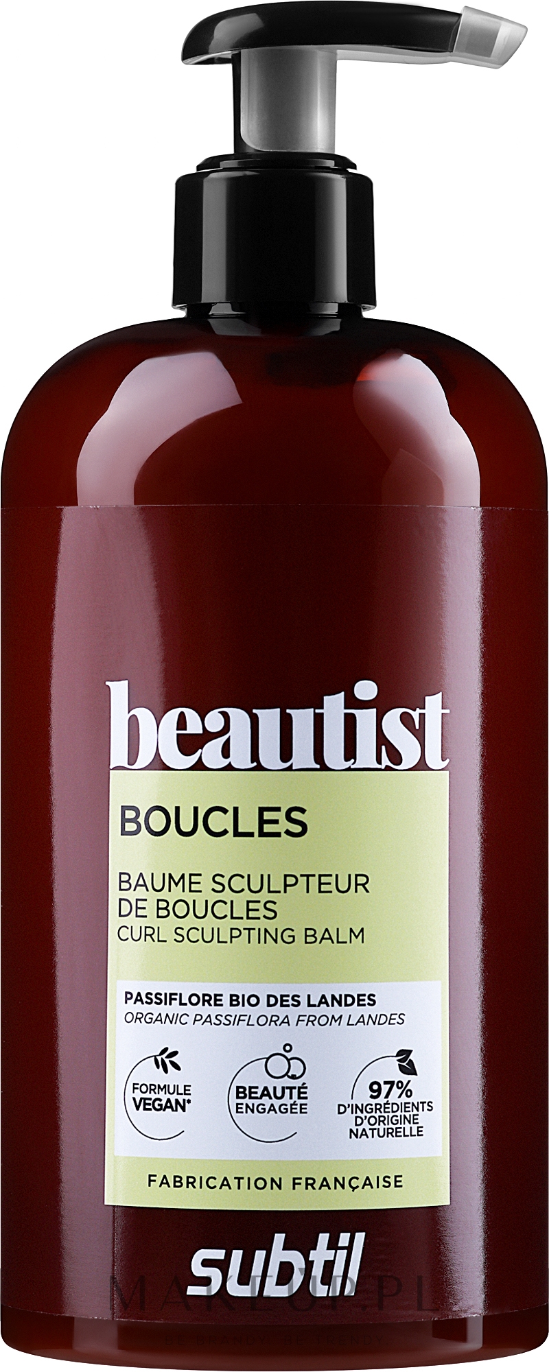 Balsam do włosów kręconych modelujący loki - Laboratoire Ducastel Subtil Beautist Curly Balm — Zdjęcie 500 ml