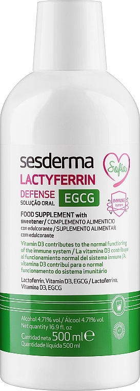 PRZECENA! Suplement diety - SesDerma Laboratories Lactyferrin Defense Egcg * — Zdjęcie N1