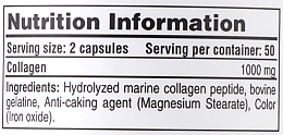 Kapsułki z kolagenem morskim - Pure Gold Marine Hydrolyzed Collagen — Zdjęcie N2
