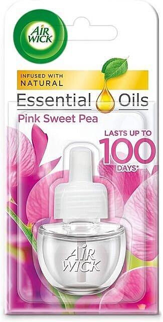 Wymienna jednostka do odświeżacza powietrza - Air Wick Essential Oils Pink Sweet Pea — Zdjęcie N1