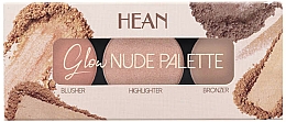 Paleta do konturowania twarzy - Hean Glow Nude Palette SunGlow — Zdjęcie N1