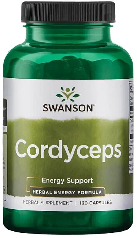 Ziołowy suplement Cordyceps - Swanson Cordyceps Herbal Supplement — Zdjęcie N1