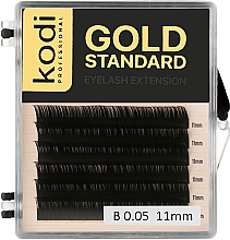 Kup Sztuczne rzęsy Gold Standart B 0.05 (6 rzędów: 11 mm) - Kodi Professional