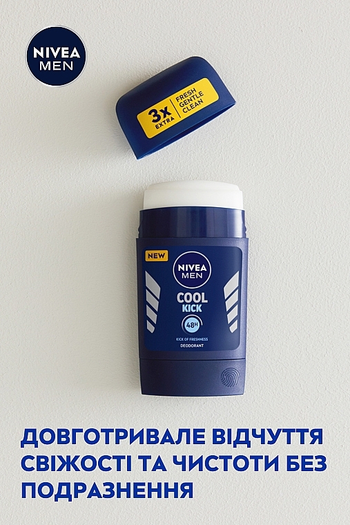 Antyperspirant w sztyfcie - NIVEA Cool Kick Deodorant — Zdjęcie N4