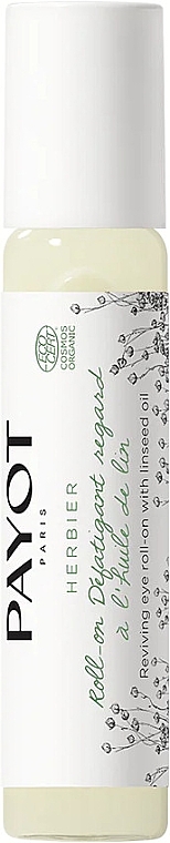 Olejek do skóry wokół oczu - Payot Herbier Reviving Eye Roll-On with Linseed Oil — Zdjęcie N1