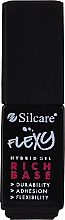 Baza do lakierów hybrydowych - Silcare Flexy Rich Base Keratin + Vitamins — Zdjęcie N1