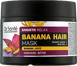 Kup Naturalna maska wygładzająca bez silikonów - Dr Sante Banana Hair Smooth Relax Mask