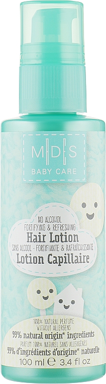 Organiczny lotion do włosów i skóry głowy dziecka - Mades Cosmetics M|D|S Baby Care Hair Lotion — Zdjęcie N1