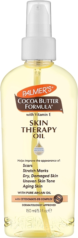 Olejek do pielęgnacji skóry twarzy i ciała - Palmer's Cocoa Butter Skin Therapy Oil With Vitamin E — Zdjęcie N4