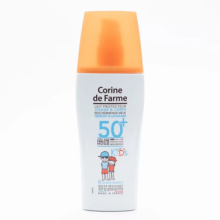 Mleczko do opalania w sprayu dla dzieci - Corine De Farme Kids Sun Protecring Spray Spf50 — Zdjęcie N1