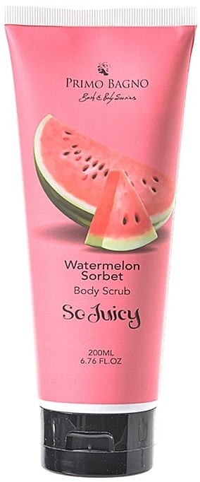 Peeling do ciała Sorbet arbuzowy - Primo Bagno Watermelon Sorbet Body Scrub (tubka) — Zdjęcie N1