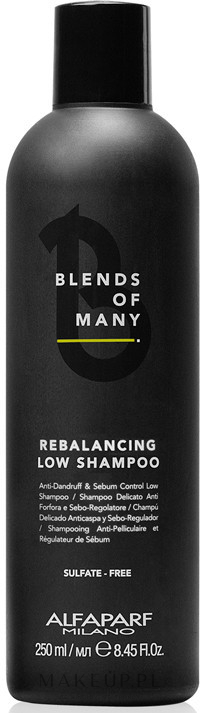 Szampon równoważący dla mężczyzn - Alfaparf Milano Blends Of Many Rebalancing Low Shampoo — Zdjęcie 250 ml