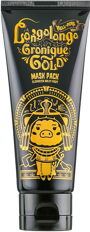 Maseczka peel-off ze złotem - Elizavecca Hell-Pore Longolongo Gronique Gold Mask Pack — Zdjęcie N1