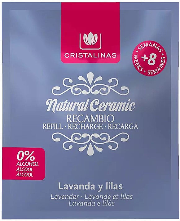 Wymienna jednostka zapachowa do szafki Lavender - Cristalinas Lavander Natural Ceramic Refill — Zdjęcie N1