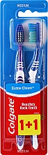 Kup Zestaw szczoteczek do zębów, średnia twardość - Colgate Extra Clean Medium Toothbrush Set