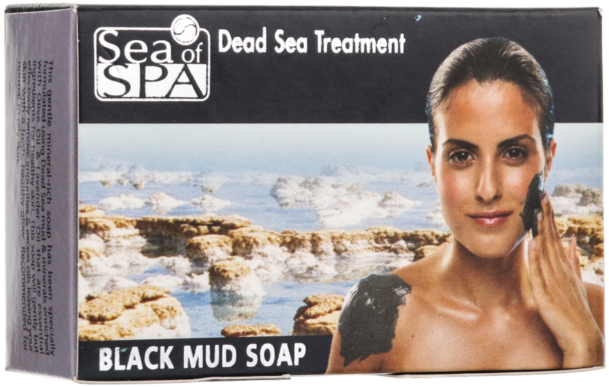 Mydło kosmetyczne z błotem z Morza Martwego - Sea of Spa Dead Sea Health Soap Black Mud Soap — Zdjęcie N2