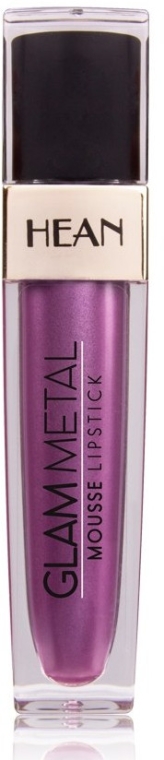Metaliczna pomadka w płynie do ust - Hean Glam Metal Mousse Lipstick