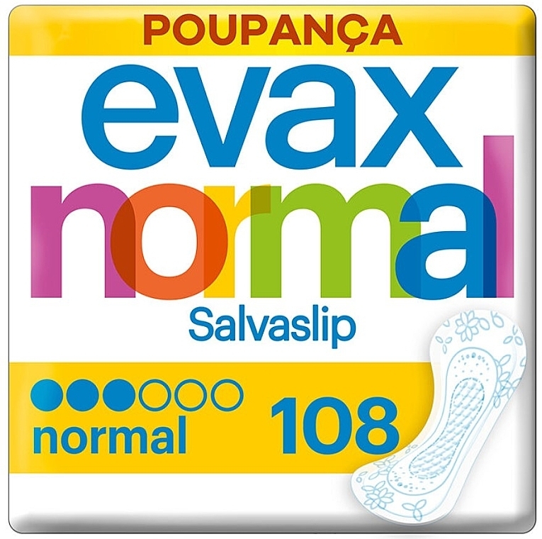 Podpaski higieniczne Normal, 108 szt. - Evax Salvaslip — Zdjęcie N1