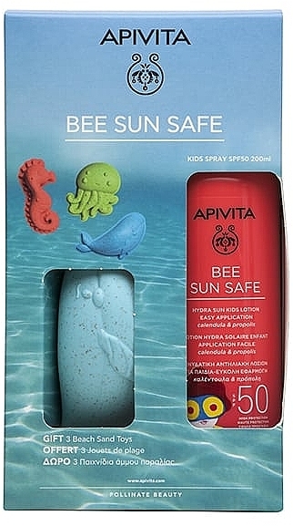 Zestaw - Apivita Bee Sun Safe (sun/spray 200 ml + toy x 3) — Zdjęcie N2