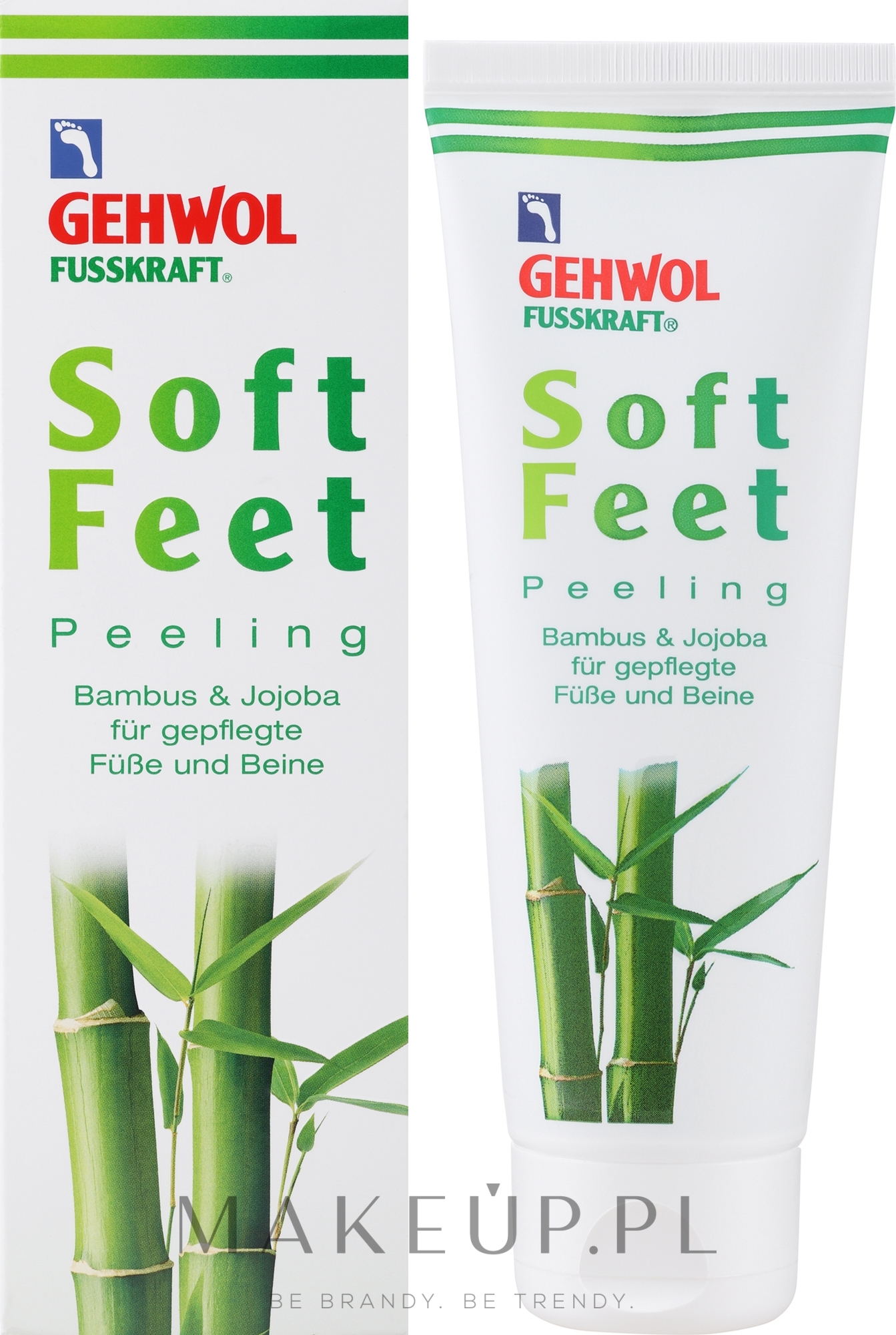 Peeling cukrowo-bambusowy do stóp - Gehwol Fusskraft® Soft Feet Peeling — Zdjęcie 125 ml