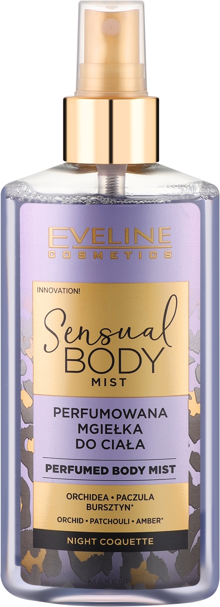 Perfumowana mgiełka do ciała - Eveline Cosmetics Sensual Body Mist Night Coquette — Zdjęcie 150 ml