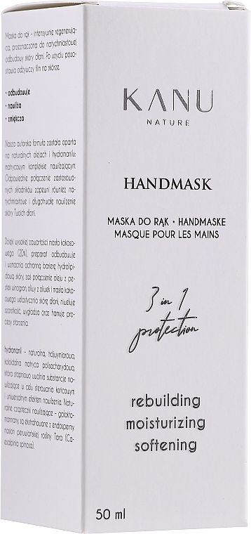 PRZECENA! Maska ochronna do rąk - Kanu Nature Hand Mask * — Zdjęcie N1