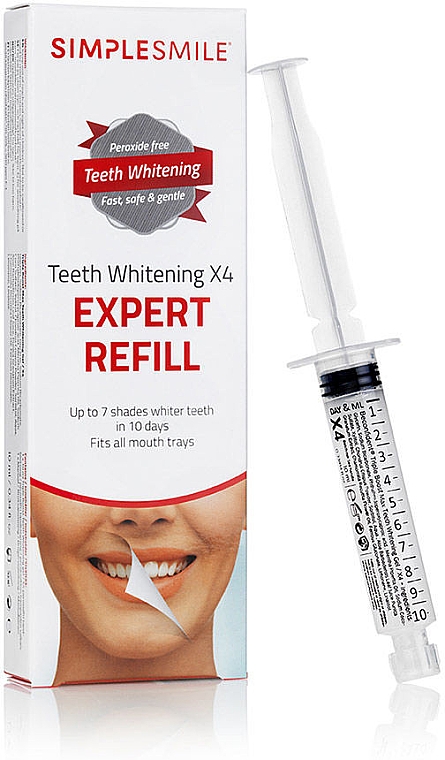 Zestaw do wybielania zębów - Simplesmile Teeth Whitening X4 Expert Kit Refill — Zdjęcie N1