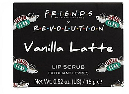 Peeling do ust Waniliowe latte - Makeup Revolution X Friends Vanilla Latte Lip Scrub — Zdjęcie N1