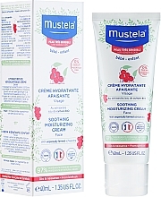 PRZECENA! Kojący krem nawilżający do twarzy dla dzieci - Mustela Bebe Face Soothing Moisturizing Cream Very Sensitive Skin * — Zdjęcie N2