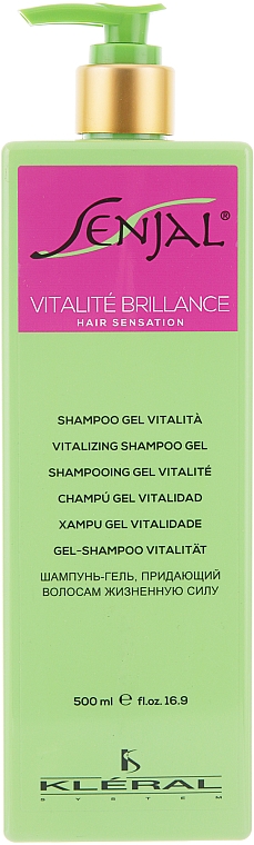 Szampon-żel nawilżający do włosów normalnych - Kleral System Vitalazing Gel Shampoo — Zdjęcie N2